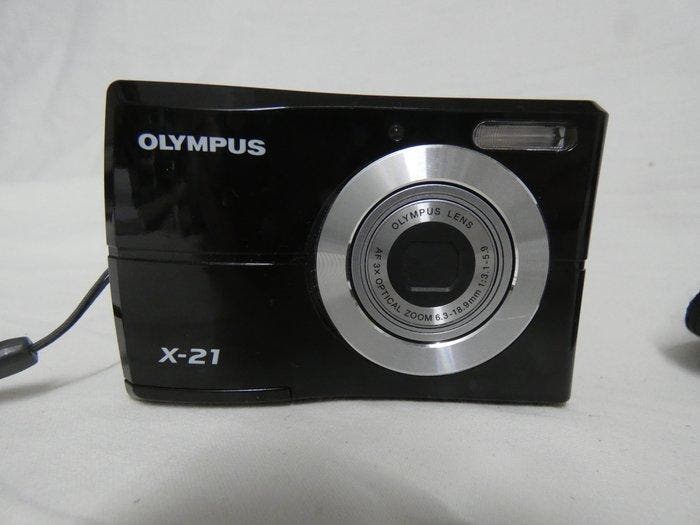 Olympus Olympus X 21 met Sd Card 12 MP 	Olympus Fe 25 met Sd, Audio, Tv en Foto, Fotocamera's Digitaal