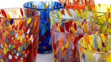 Mazzega Art & Design - Service de boisson - Verre de Murano