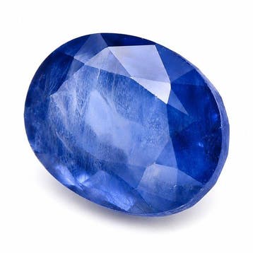 Zonder minimumprijs - 1 pcs Blauw Saffier - 3.28 ct -