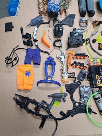 Action Man - Action figure Action Man accessoires set -