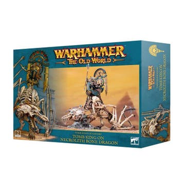 Tomb Kings of Khemri Tomb King on Necrolith Bone Dragon, Ophalen of Verzenden, Nieuw