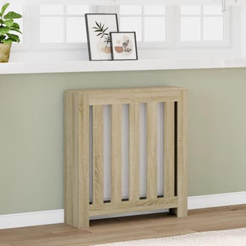 vidaXL Radiatorombouw 78x20x82 cm bewerkt hout sonoma, Doe-het-zelf en Bouw, Verwarming en Radiatoren, Verzenden, Nieuw