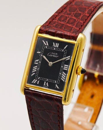 Cartier - Must de Cartier Tank LM Black Roman Dial -, Nieuw