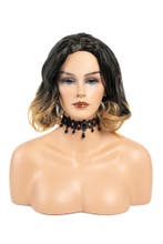 Luxe Ombré Donkerbruin Goudblond Pruik Bob Jaren 20 Great G, Kleding | Dames, Ophalen of Verzenden, Nieuw