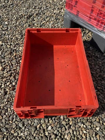 Stapelbak Euronorm gebruikt- 600 x 400 x H 150 mm (verste..., Ophalen of Verzenden