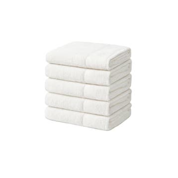 Handdoeken 70×140 cm – Set van 5 – 400 g/m² - Hotel Wit, Verzenden