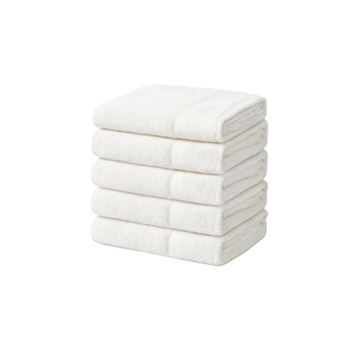 Handdoeken 70×140 cm – Set van 5 – 400 g/m² - Hotel Wit, Maison & Meubles, Salle de bain | Linge de bain & Accessoires, Envoi