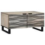 vidaXL Salontafel Wit 80 x 50 x 40 cm Bewerkt hout, Verzenden, Nieuw