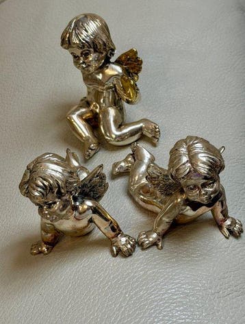 Bongelli - Beeldje - Cherub / Angels with Wings (3) - 925