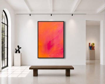 LEO VAREK - PALM SPRINGS SUNSET - XXL, Antiquités & Art