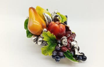 Sagni - Beeldje - Cornucopia grande - .925 zilver, Bedekt
