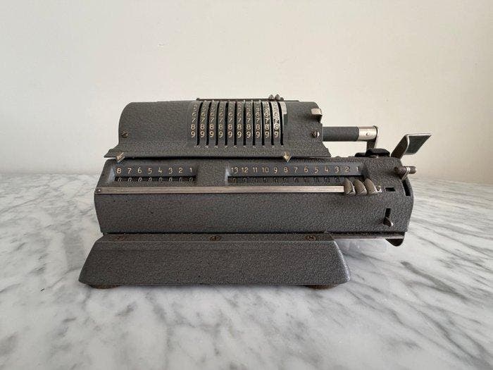 Multo Addo Model 13 - Rekenmachine - 1950-1960, Antiquités & Art, Art | Objets design