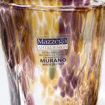 Mazzega Art & Design - Drinkset - Muranoglas - Set van zes