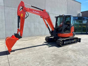 Veiling: Midigraafmachine Kubota KX165-5 Diesel 2017, Ophalen