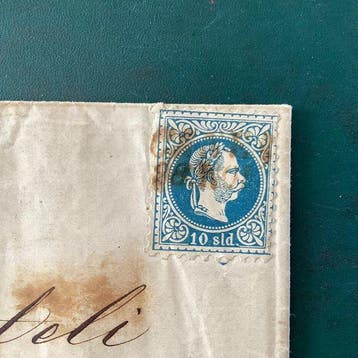 Levant (Austrian Post Office) 1870 - Lettre de Candie, Gestempeld