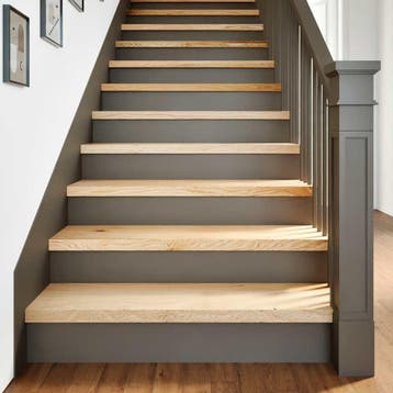 vidaXL Traptreden 4 st 100x25x2 cm onbehandeld massief, Verzenden, Nieuw