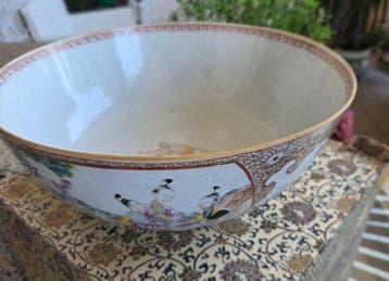 Punchkom, famille rose, Qianlong voor export - China -