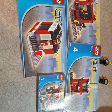 Lego Set - 7240 - City - Fire Station, Nieuw