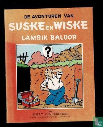 Suske en Wiske - Lambik baloor - 1985, Eén stripboek, Verzenden, Gelezen, Vandersteen, Willy.