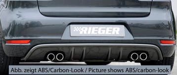 Rieger diffuser met 2 dubbele finnen | Golf 6 Cabrio | Golf, Verzenden