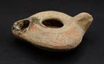Oud-Romeins Terracotta Herodian - olielamp - 95 mm (Zonder