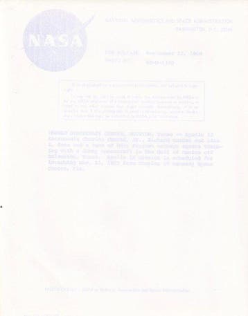 NASA - Official 1969 - Apollo 12 Astronauts Conrad, Gordon &