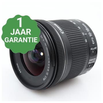 10% korting | Canon EF-S 10-18mm f/4.5-5.6 IS STM |, Verzenden, Zo goed als nieuw
