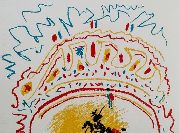 Pablo Picasso (1881-1973) - Corrida., Antiquités & Art, Antiquités | Autres Antiquités