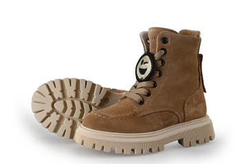 Nubikk Veterboots Meisjes in maat 23 Bruin, Kinderen en Baby's, Verzenden, Jongen of Meisje, Nubikk, Schoenen
