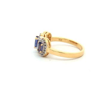 Sans prix de réserve - Bague Argent - 3.76ct. tw. Tanzanite, Nieuw