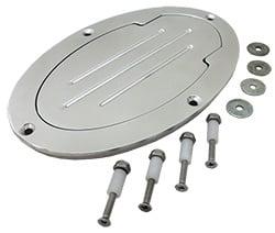 Fuel Tank and Master Cylinder Access Door, Billet Aluminum,, Ophalen of Verzenden
