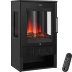 tectake Elektrische haard Aidan, 2 verwarmingsniveaus, vlame