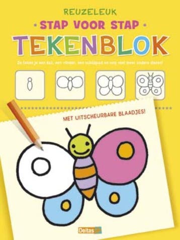 Reuzeleuk Tekenblok Stap Voor Stap 9789044724899, Verzenden