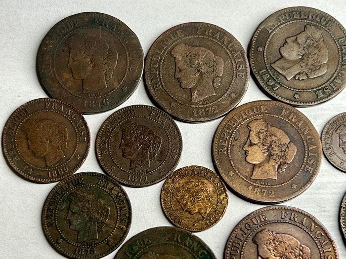 Frankrijk. Collection of coins (Zonder minimumprijs), Postzegels en Munten, Munten | Europa | Niet-Euromunten