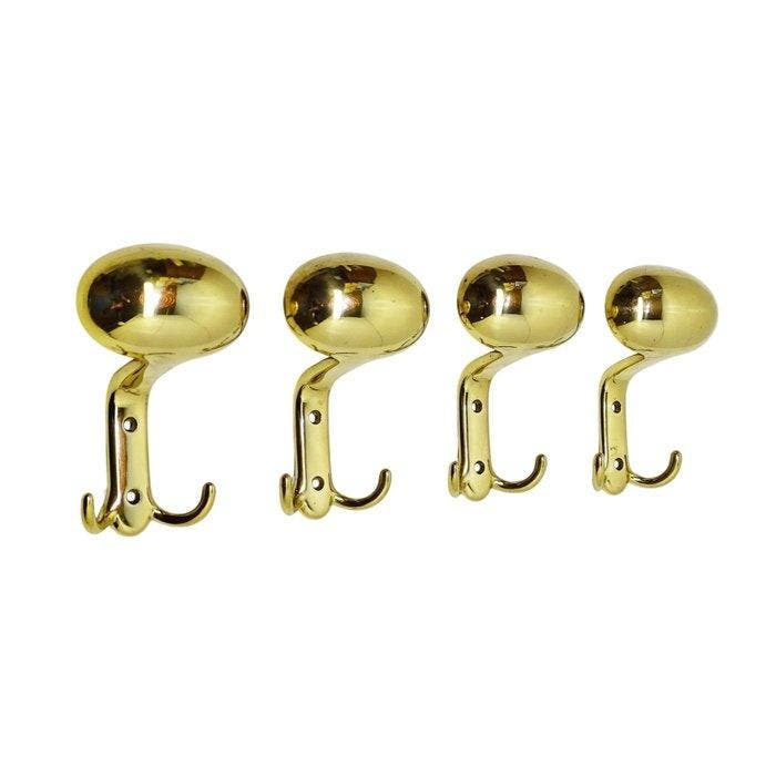 Cosma Italy - Set kapstokhaken - Gegoten messing - Set van, Antiek en Kunst, Kunst | Designobjecten