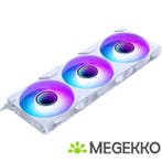 PHANTEKS M25 Gen2 PWM D-RGB 3-Pack Reverse Blade 120mm White, Verzenden, Nieuw