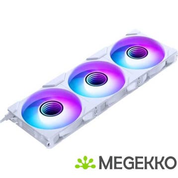 PHANTEKS M25 Gen2 PWM D-RGB 3-Pack Reverse Blade 120mm White, Verzenden, Nieuw