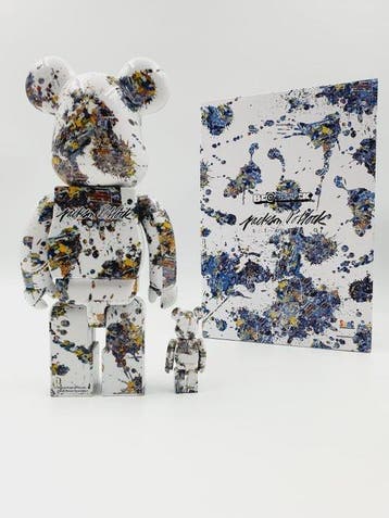 Medicom Toy x Jackson Pollock - Be@rbrick Jackson Pollock