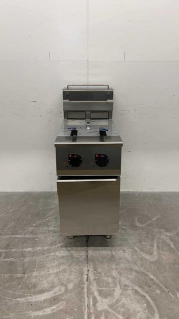 RVS HCB Friteuse 2 x 12.5 liter 2 x 9kW 42.5 x 82 x 84.5 cm, Ophalen of Verzenden, Nieuw in verpakking