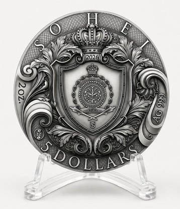 Niue. 5 Dollars 2026 – The Warrior’s Path Series – Sohei – 2