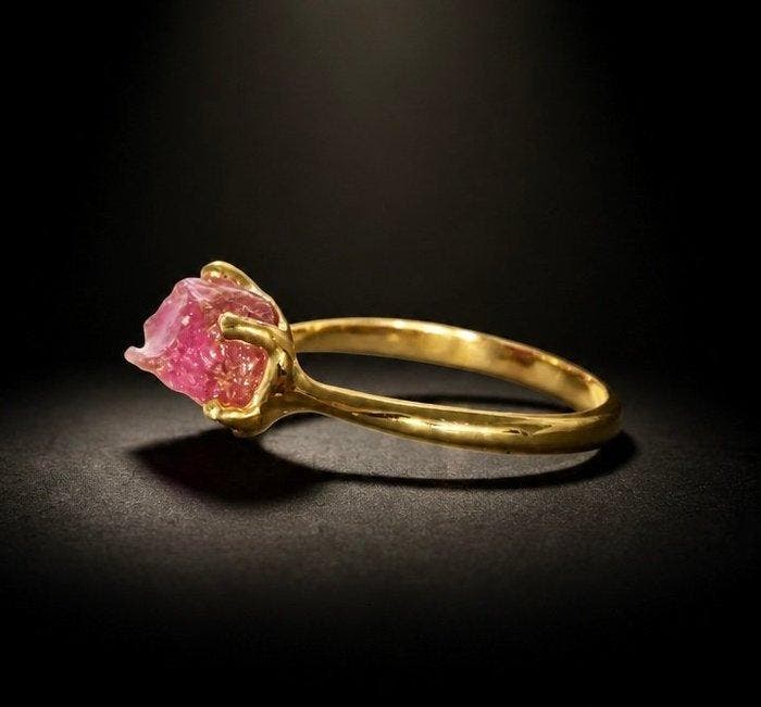 925 zilver - robijn - Ring, Collections, Minéraux & Fossiles