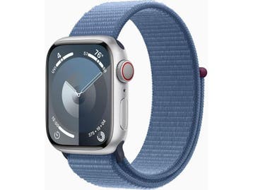 Apple Watch Series 9 - 41mm - Aluminium - Zilver - GPS, Bijoux, Sacs & Beauté, Verzenden
