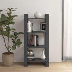 vidaXL Boekenkast/kamerscherm 60x35x125 cm massief hout, Huis en Inrichting, Kasten | Boekenkasten, Verzenden, Nieuw