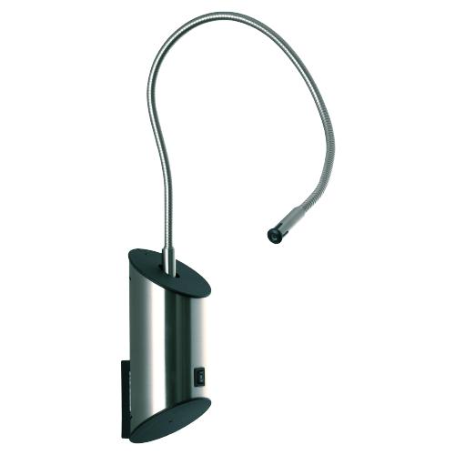 Lumina Zed Leeslamp Wandlamp Nikkel, Huis en Inrichting, Lampen | Wandlampen, Zo goed als nieuw, Metaal, Verzenden