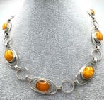 Zonder minimumprijs - Ketting Zilver - Bernstein