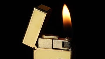 Dunill - Lacquer Pattern Rollagas Lighter - Zonder, Nieuw