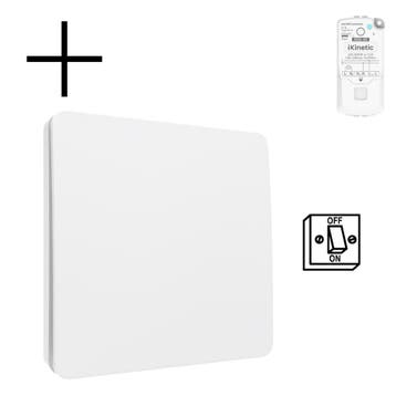 Slimme Draadloze Wandschakelaar | Wit | RF 433Mhz | 1 knop |, Huis en Inrichting, Verzenden, Nieuw