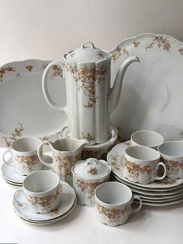 Rosenthal - Koffie- en theeservies (24) - Classic Rose -