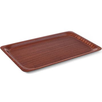 Dienblad | Laminaat | Houtlook | Antislip | Stapelbaar |, Verzenden