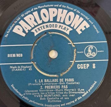 Yves Montand – La Ballade De Paris Single EP, Verzenden, Nieuw in verpakking